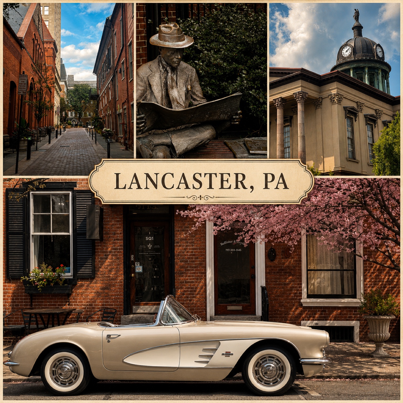 The Lancaster Puzzle — a 500-piece collage of Lancaster, PA.